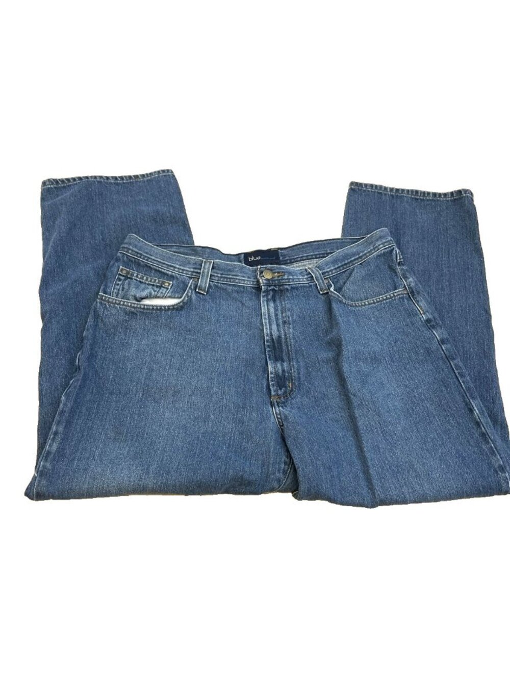 Blue Pronto Uno Medium Wash Denim Blue Jeans Mens Size 38 X 30 - Picture 2 of 7
